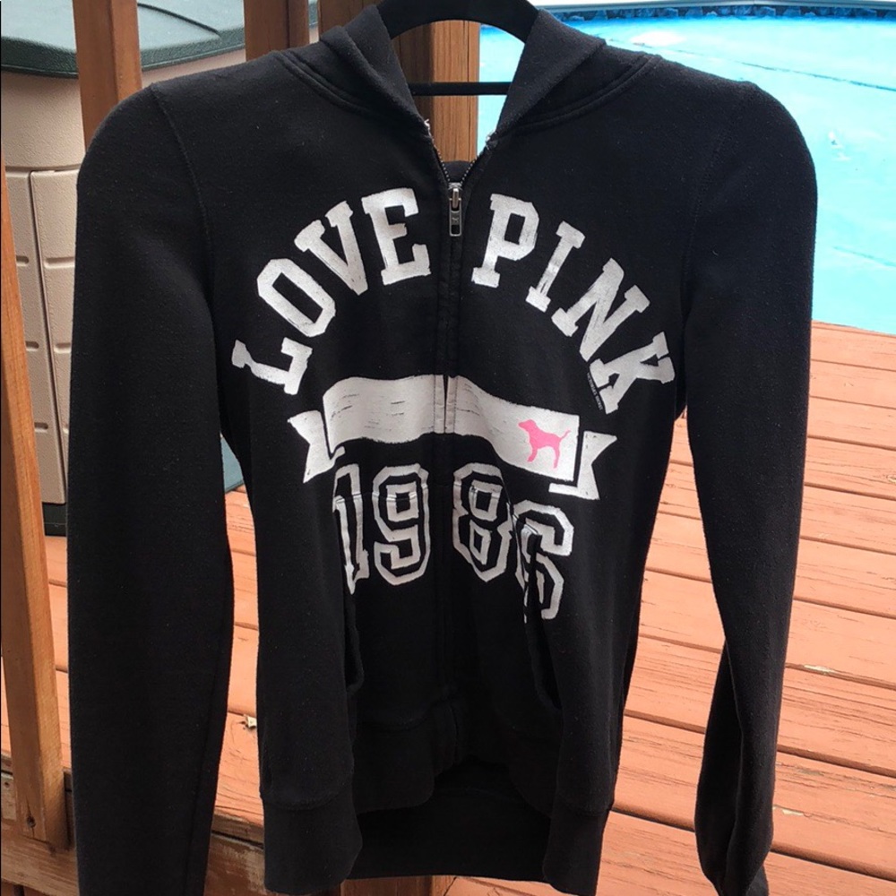 Victoria’s Secret Pink size S zip hoodie